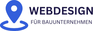 Webdesign für Bauunternehmen blau